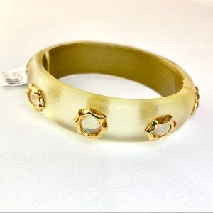 Alexis Bittar Yellow MOP 14k Gold Bracelet